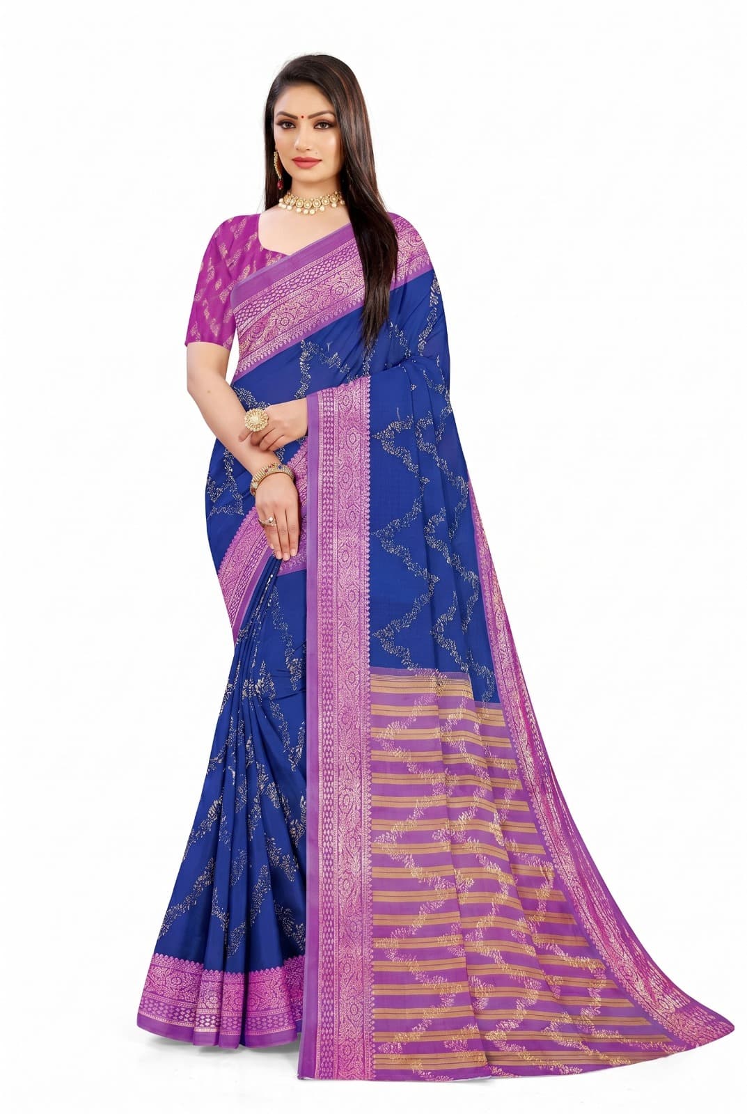 Crepe Silk Sarees — view 1